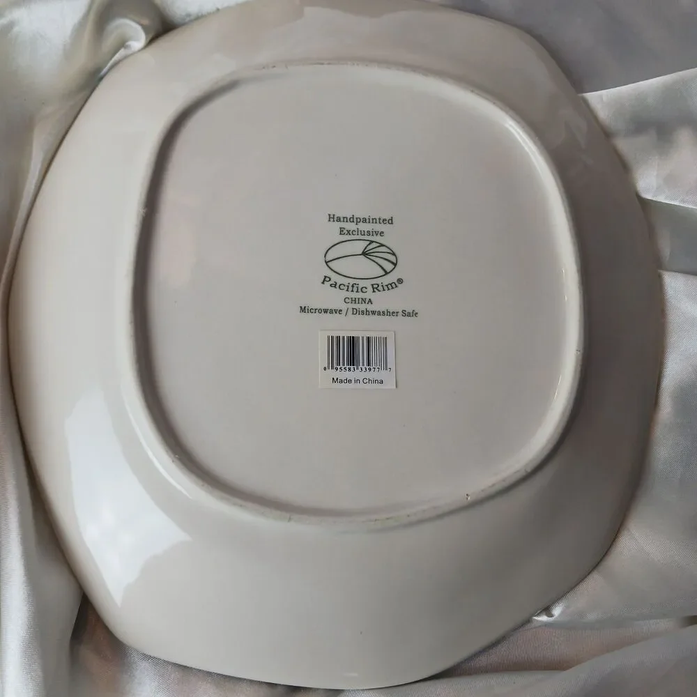 PACIFIC RIM BLACK PALM PLATE-NEW
